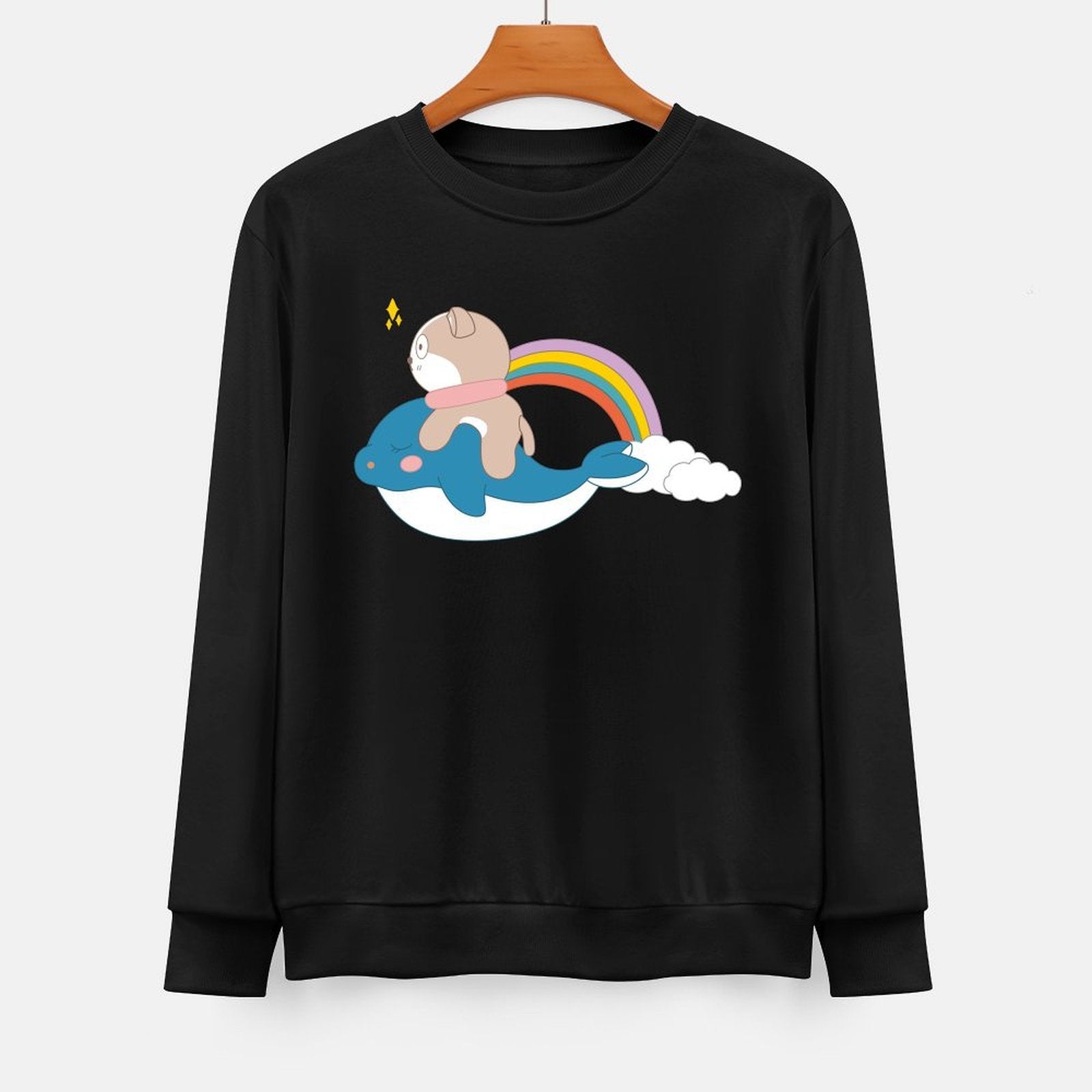 Front Patterned Long Sleeve TopClassicSeries Studio